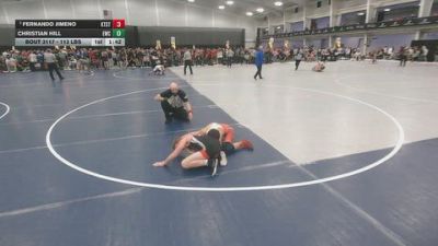 113 lbs Champ. Rd Of 16 - Fernando Jimeno, KT3 Style vs Christian Hill, Elevate Wrestling Club
