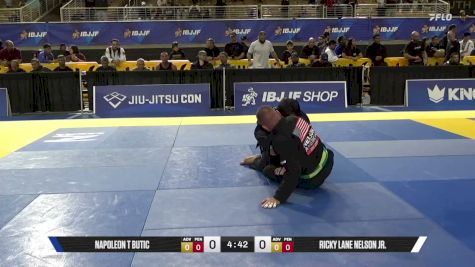 Napoleon T Butic vs Ricky Lane Nelson Jr. 2026 Pan Jiu Jitsu IBJJF Championship