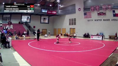 131 lbs Semifinal - Brooke Zejada, Texas Woman`s University vs Jamie Laswell, Fort Hays State