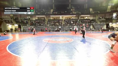 108-119 lbs 3rd Place - Jaylynn Brambila, Tomahawk Wrestling Club vs Reagan Fizer, Georgia
