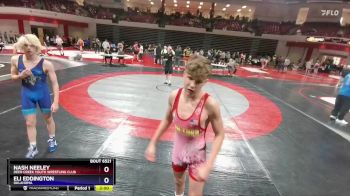 126 lbs Quarterfinal - Eli Eddington, Oklahoma vs Nash Neeley, Deer Creek Youth Wrestling Club