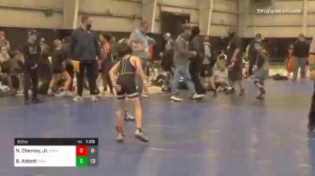 60 lbs Prelims - Nicholas Cherney, Jr., Storm vs Beau Abbott, RWA ES Black