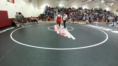 285 lbs Champ. Round 2 - Carson Hornecker, Natrona County vs Urijah Biebinger, Kemmerer