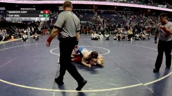 2A 138 lbs Cons. Round 3 - Maddock Cody, Seaforth High School vs Coy Deel, West Craven High School
