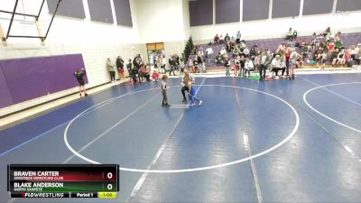 46 lbs Semifinal - Braven Carter, Shootbox Wrestling Club vs Blake Anderson, North Sanpete