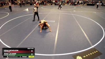 121 Championship Bracket Quarterfinal - Noah Nicholson, Stillwater vs Ryan LaCanne, Kenyon-Wanamingo