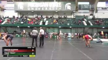 197 lbs Cons. Round 3 - Trent Tracy, Cal Poly vs Tristin Guaman, Northern Illinois