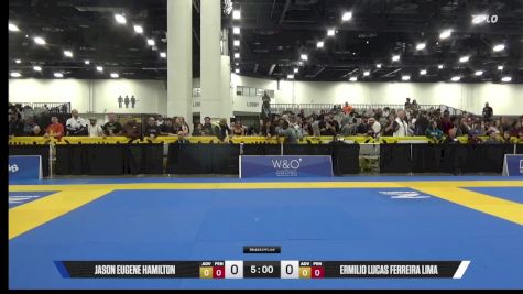 Ermilio Lucas Ferreira Lima vs Jason Eugene Hamilton 2025 World IBJJF Jiu-Jitsu No-Gi Championship