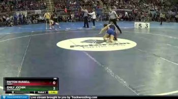 135 lbs Champ. Round 1 - Payton Russell, Minot vs Emily Jochim, South Border