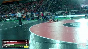 5A 113 lbs Champ. Round 1 - Carter Newby, Coeur D Alene vs Hunter Anderson, Rigby