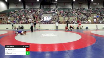 55 lbs Consi Of 8 #2 - Waylon Parris, Dendy Trained Wrestling vs Riley Brewer, Georgia