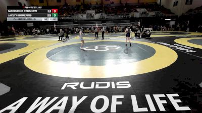 107 lbs Quarterfinal - Madeleine Redshaw, Blair Academy vs Jaclyn Bouzakis, Wyoming Seminary