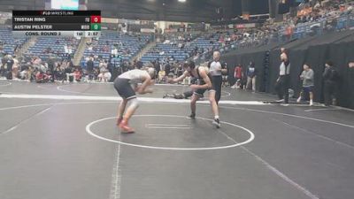 174 lbs Cons. Round 3 - Tristan Ring, Friends University vs Austin Pelster, Morningside (Iowa)