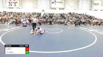 70 lbs Cons. Semi - Connor Hanly, Club Not Listed vs Jason Ellis, Webster Schroeder Youth Wrestling Club