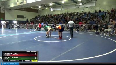 220 lbs Champ. Round 2 - Micah Tofilau, Bonita vs Andrew Luna, La Puente