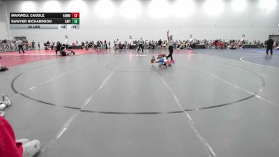 56 lbs Rr Rnd 1 - Maxwell Caudle, Hammers - EL vs Sawyer Richardson, Capital City Wrestling Club - EL
