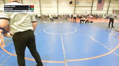 145 lbs Round Of 128 - Deven Lopez, CO vs Ryan Flis, MA