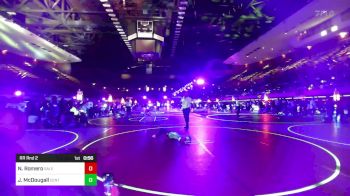 42 lbs Rr Rnd 2 - Nayelli Romero, Salem Elite vs Jackson McDougall, Central Coast Most Wanted