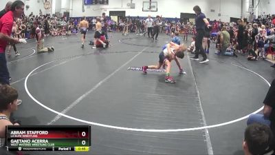 60 lbs Champ. Round 1 - Gaetano Acerra, West Wateree Wrestling Club vs Abram Stafford, LA Elite Wrestling