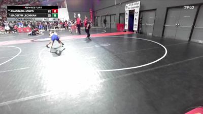 105 lbs Cons. Round 3 - Madelyn Lechman, Saint Croix Falls vs Anastatia Jones, Wisconsin