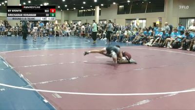 106 lbs Round 5 (6 Team) - Sricharan Kosanam, Funky Boyz vs Sy Stoute, North DeSoto Red