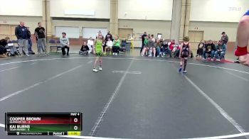 52 lbs Round 6 (8 Team) - Cooper Brown, Glasgow WA vs Kai Burns, Team Minion