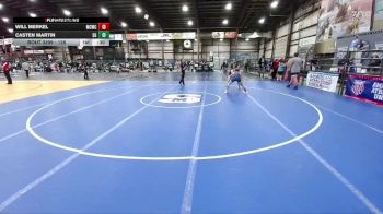 126 lbs Cons. Round 4 - Casten Martin, Stillwater Gladiators vs Will Merkel, Miles City Wrestling Club