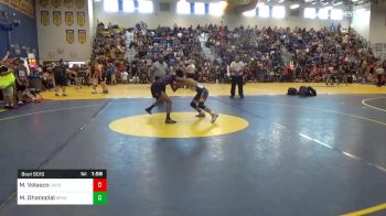 106 lbs Round Of 64 - Matthew Velasco, Cardinal Gibbons vs Maleik Dhanoolal, South Plantation