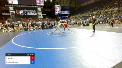 170 lbs Cons 16 #1 - Tyrel Miller, Ohio vs Dante Hutchings, Colorado
