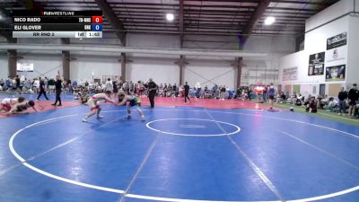 138 lbs Rr Rnd 2 - Nico Rado, Triumph Maize - HS vs Eli Glover, Dark Horse Black - HS