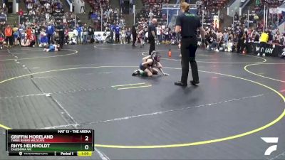 60 lbs Semifinal - Griffin Moreland, Three Rivers Wildcats vs Rhys Helmholdt, Caledonia WC