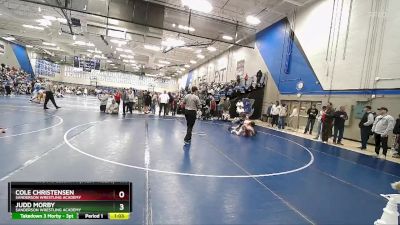 108 lbs Semifinal - Judd Morby, Sanderson Wrestling Academy vs Cole Christensen, Sanderson Wrestling Academy