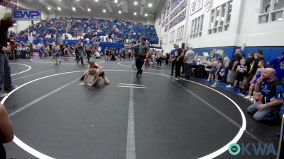 67 lbs Round Of 16 - Witten Benton, Hennessey Takedown Club vs Knight Johnson, Bridge Creek Youth Wrestling