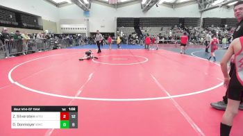 65 lbs Rr Rnd 7 - Zach Silverstein, Apex K-6 Club vs Dallas Donmoyer, Warrior WC