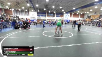 165 lbs Semifinal - Maddox Toten, Holtville vs Christian Carchi, Simi Valley