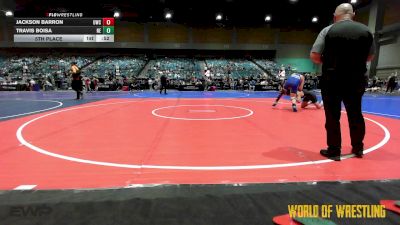 5th Place - Jackson Barron, Umpqua Wrestling Club vs Travis Boisa, Nevada Elite