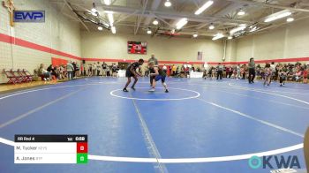 96 lbs Rr Rnd 4 - Maddox Tucker, Keystone Kids vs Aiden Jones, Tulsa Blue T Panthers