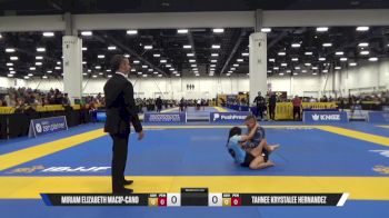 TAHNEE KRYSTALEE HERNANDEZ vs MIRIAM ELIZABETH MACIP-CANO 2025 World IBJJF Jiu-Jitsu No-Gi Championship