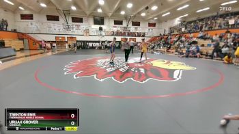 105-110 lbs Semifinal - Trenton Enis, Thermopolis Middle School vs Urijah Grover, Sheridan