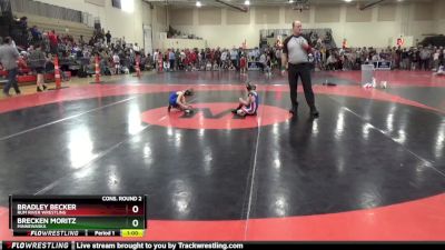 45 lbs Cons. Round 2 - Brecken Moritz, Minnewaska vs Bradley Becker, Rum River Wrestling