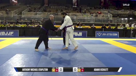 Adam B Schlett vs Anthony Michael Stapleton 2025 Pan Jiu Jitsu IBJJF Championship