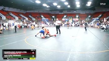 185 lbs Cons. Round 3 - Maximiliano Munoz-Lysius, Wrestling University-FL vs Matthew DeGrado, Region WA