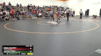 N-6 lbs Cons. Semi - Emma McCurdy, Marion Wolves vs Gianna Poole, AWC Anamosa Wrestling Club