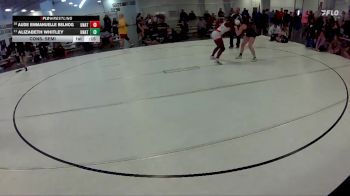 135 lbs Cons. Semi - Aude Emmanuelle Belnog, Nebraska Wrestling Academy vs Alizabeth Whitley, LDNE