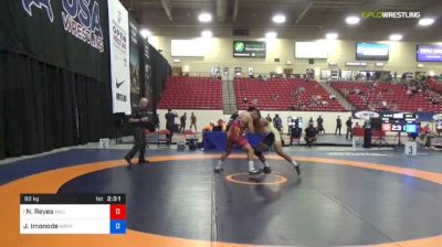 92 kg Con 4 - Nikko Reyes, Valley RTC vs Jeremiah Imonode, Army West Point