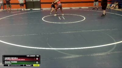 182 lbs Quarterfinal - Isaias Marin, I.R.T.U.T.K.U. vs James Revell, Blackman Freestyle And Greco