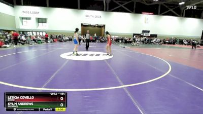 115A Quarterfinal - Kylin Andrews, Glenpool vs Leticia Covello, Ozark