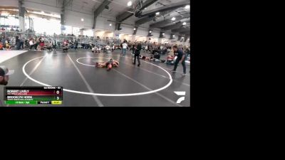 83 lbs Champ. Round 1 - Robert Lively, Vici Wrestling Club vs Brooklyn Horn, Texas Wrestling Academy