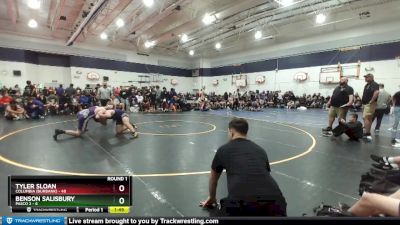 190 lbs Round 1 (4 Team) - Tyler Sloan, Columbia (Burbank) vs Benson Salisbury, Pasco 2