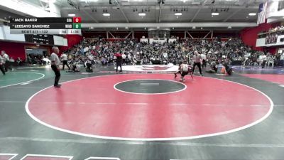 132 lbs Semifinal - Jack Baker, Granada vs Leesayo Sanchez, Windsor